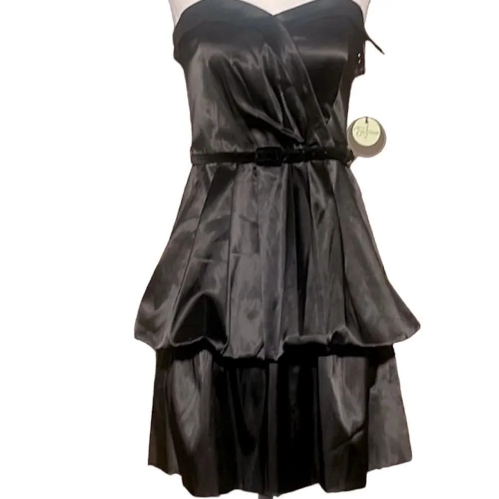 Eva Franco strapless satin dress Julietta Double Layer NWT Anthropologie